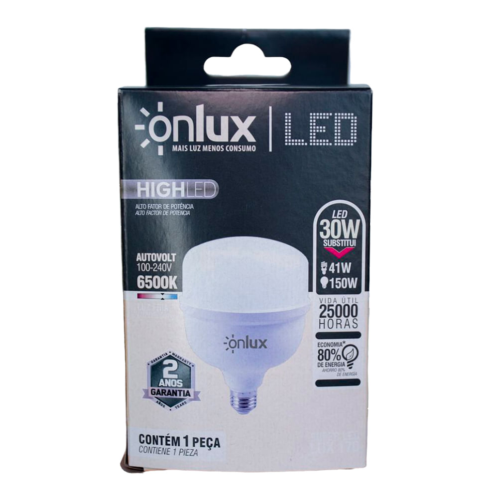 Lâmpada Onlux High Led 30w 6500k Un