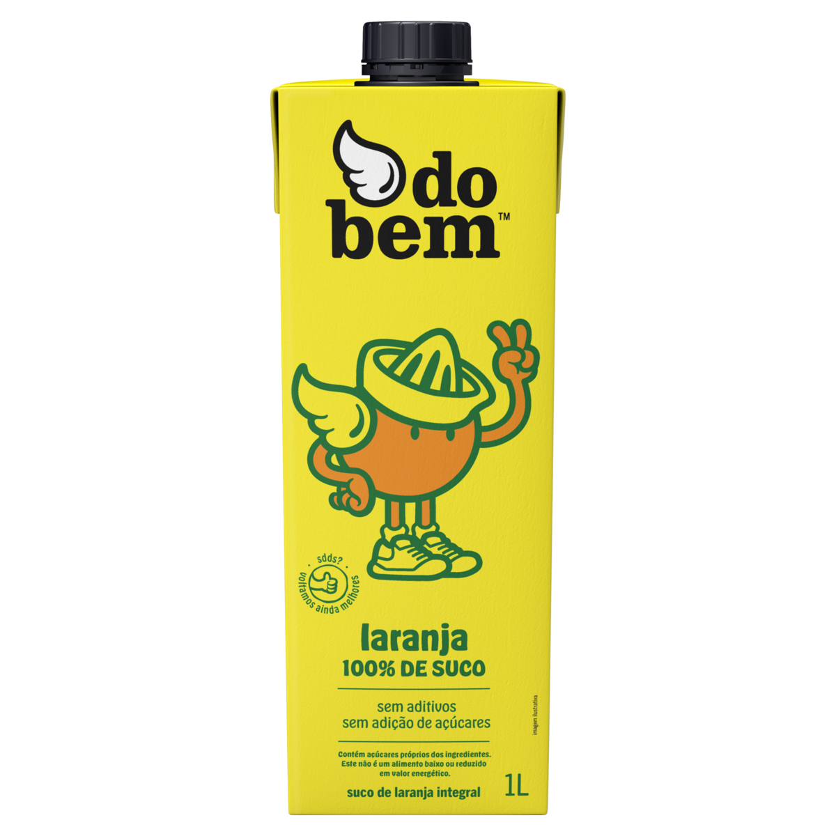 Suco Integral Laranja Do Bem Caixa 1l