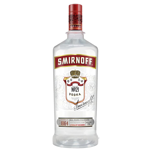 Vodka Destilada Smirnoff Garrafa 1,75l