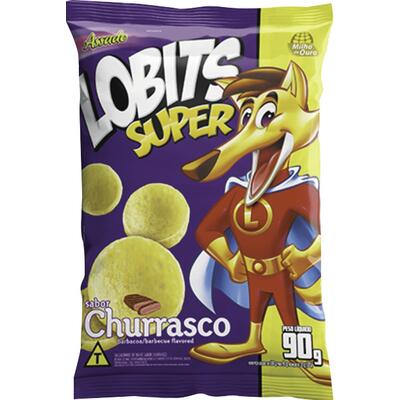 Salgadinho Lobits Super Churrasco 90g