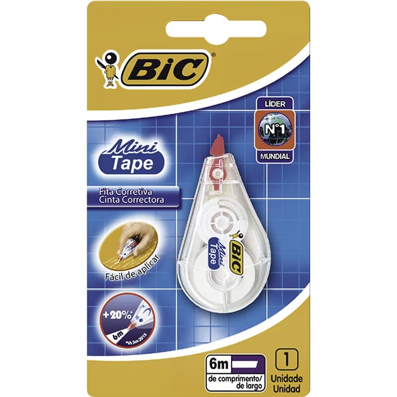 Corretivo Fita Bic Mini Tape un