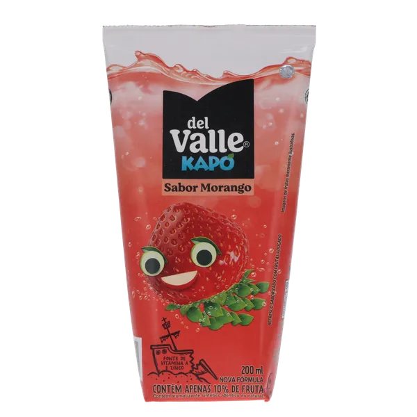 Refresco Kapo Del Valle 200ml - Morango - TP