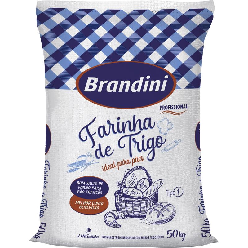 Farinha de Trigo Brandini 50kg
