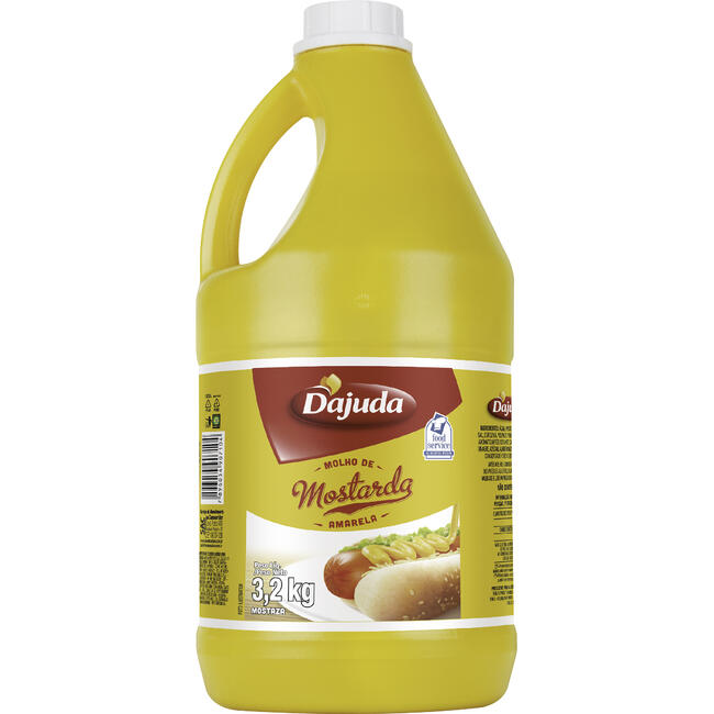 Molho Mostarda D'ajuda 3,2kg