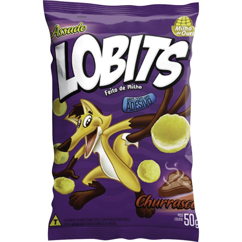 Salgadinho Lobits Churrasco 50g
