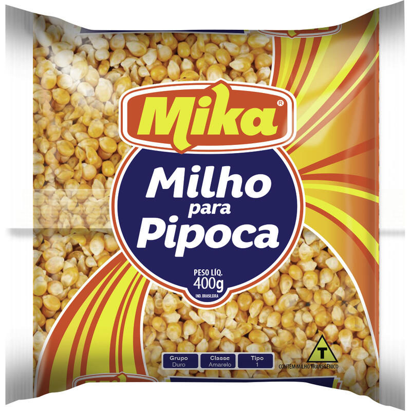 Milho para Pipoca Mika 400g