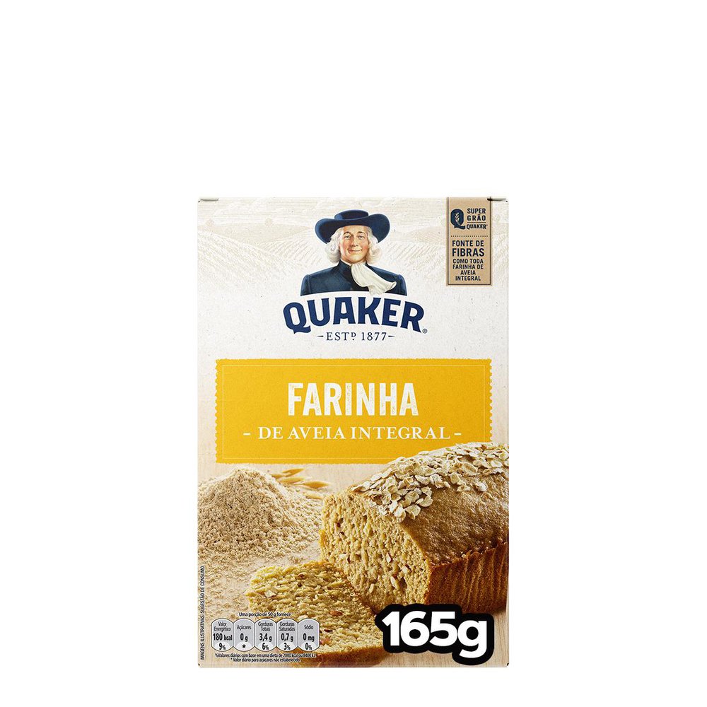 Farinha de Aveia Quaker Integral 165g