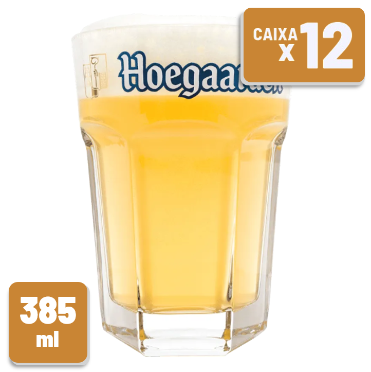 Copo Hoegaarden Vidro 385ml Caixa c/ 12 un