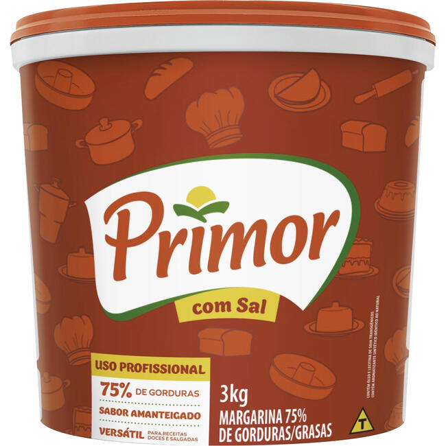 Margarina Primor Com Sal 3kg
