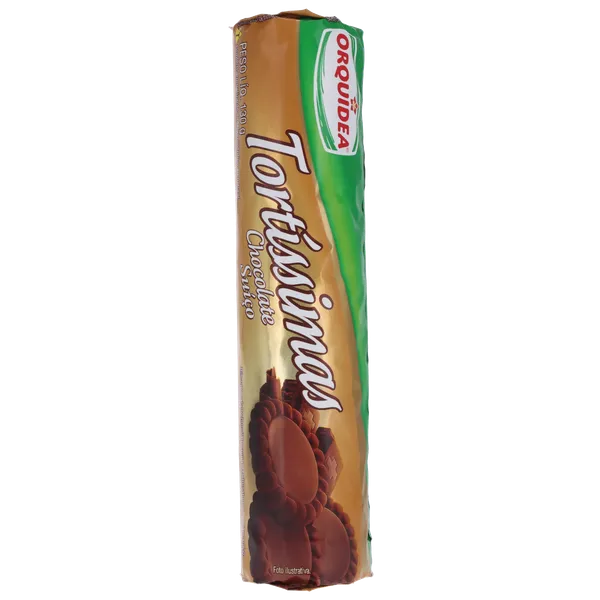 Biscoito Tortíssimas Orquídea 130g - Chocolate Suíço