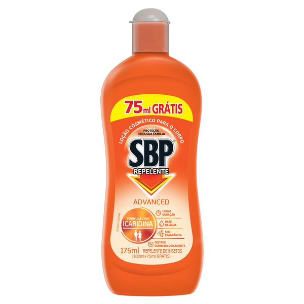 Repelente Corporal Loção com Icaridina SBP Advanced 175 ml
