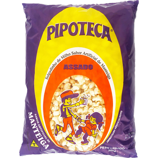 Salgadinho Pipoteca 200g - Manteiga