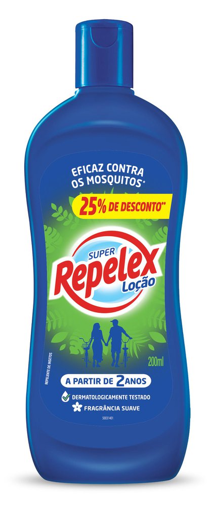 Repelente Repelex Family Care Loção 200ml 25% de Desconto