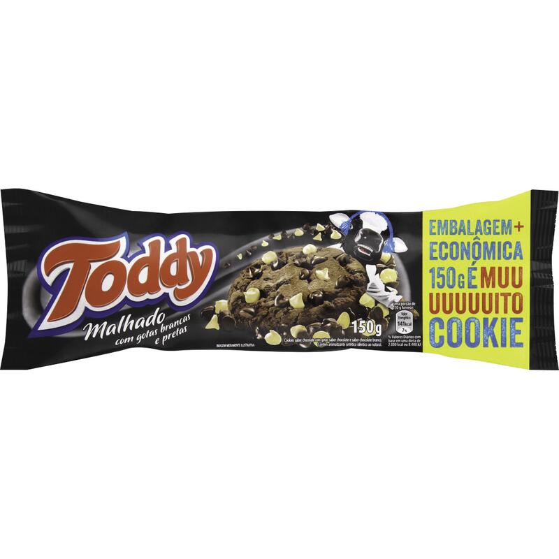 Biscoito Cookies Toddy Malhado 150g