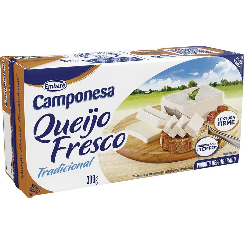 Queijo Fresco Camponesa Tradicional 300g