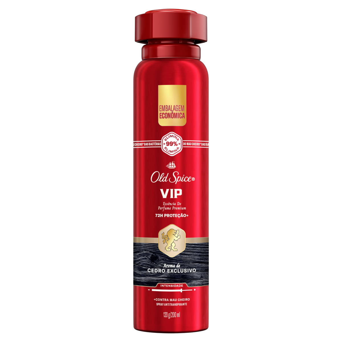 Desodorante Antitranspirante Aerossol OLD SPICE VIP 200ml