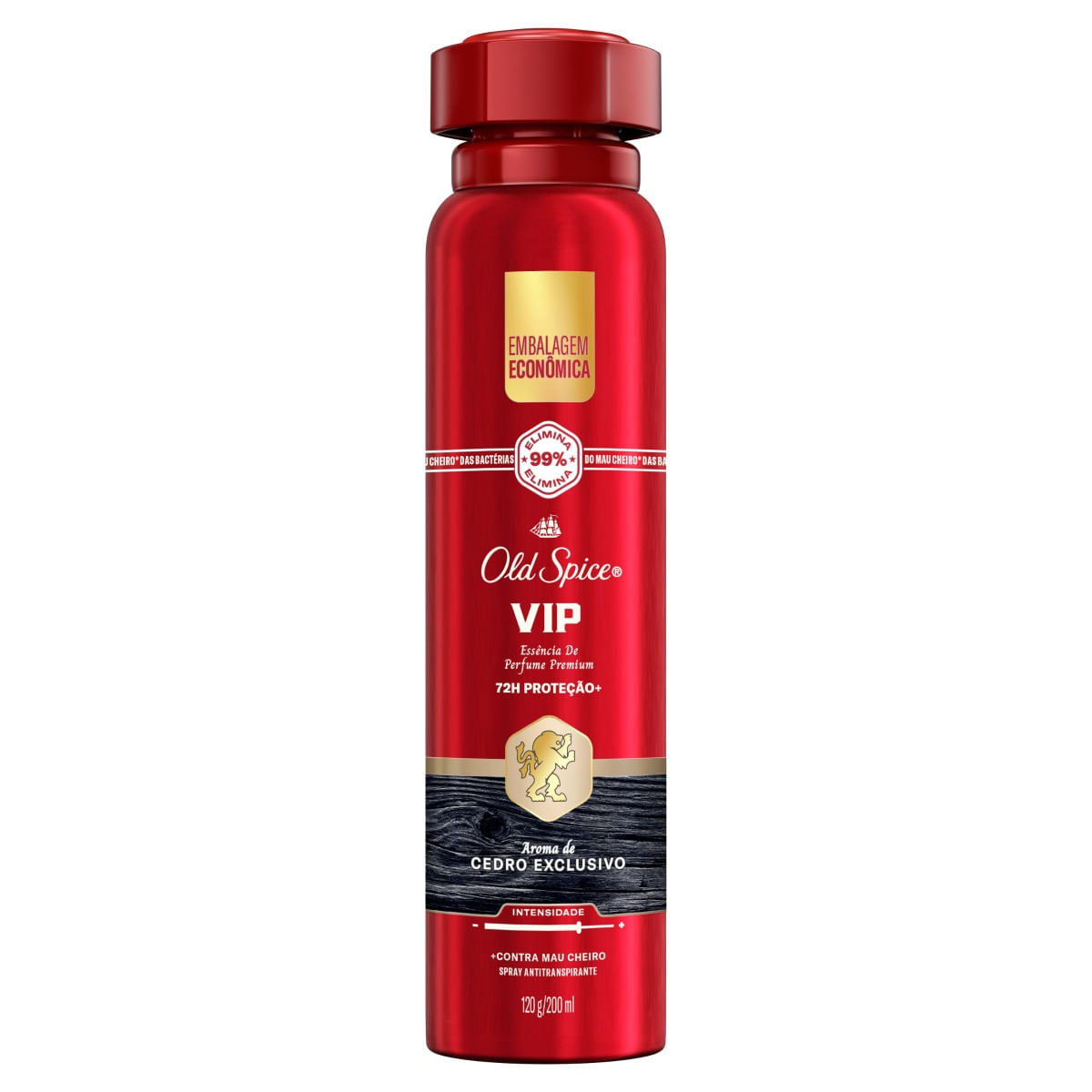 Desodorante Antitranspirante Aerossol OLD SPICE VIP 200ml