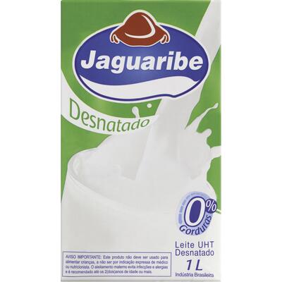 Leite Longa Vida Jaguaribe Desnatado 1L