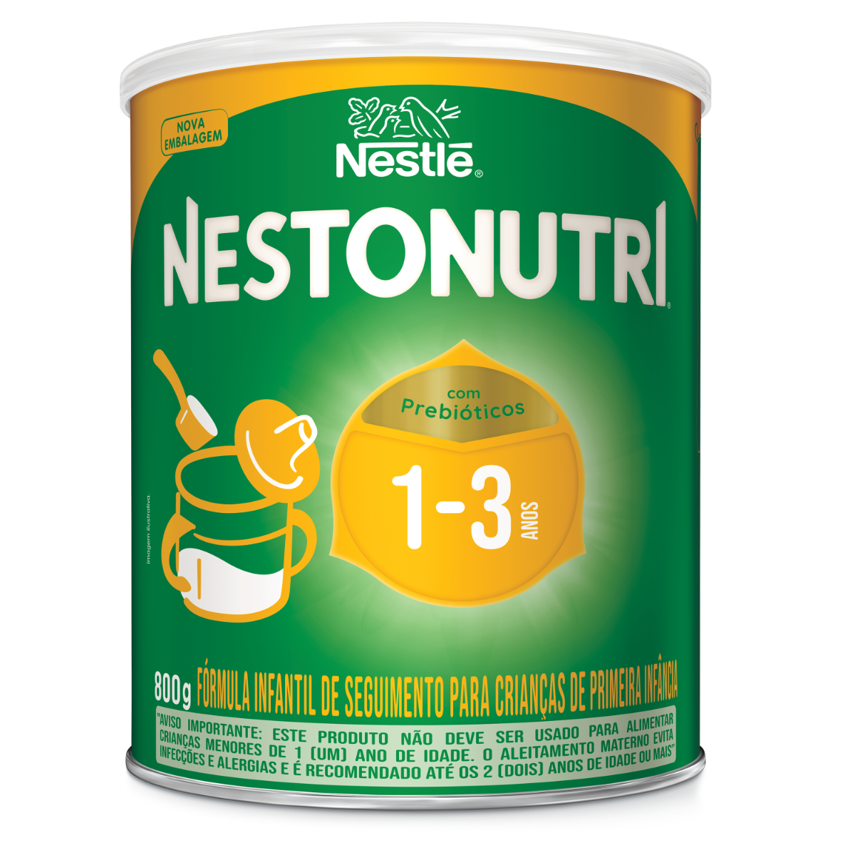Fórmula Infantil de Primeira Infância NESTONUTRI 1+ 800g