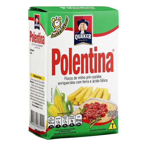 Flocos de Milho Pré-Cozido Quaker Polentina  500g