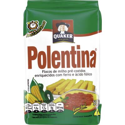 Flocos de Milho Pré-Cozido Quaker Polentina  500g