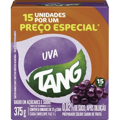 Refresco em Pó Tang Uva 15 un