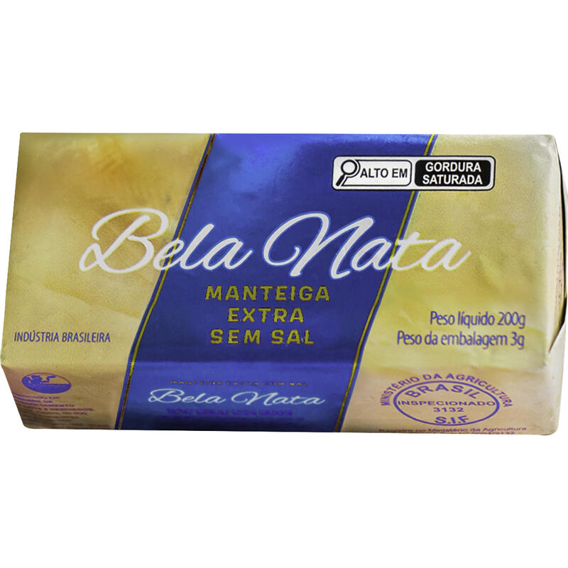 Manteiga Bela Nata Sem sal 200g