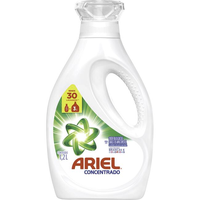Lava Roupa Líquido Ariel Concentrado 1,2L