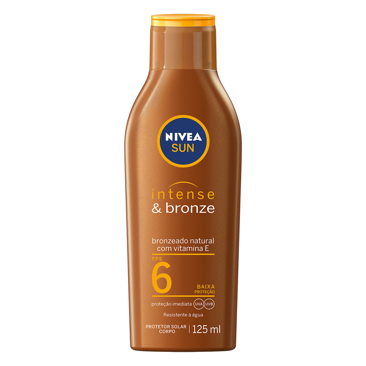 Bronzeador Intense e Bronze FPS 6 Nivea Sun Frasco 125ml