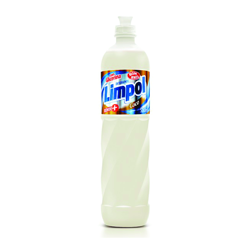 Detergente Líquido Lava Louças LIMPOL Coco 500ml