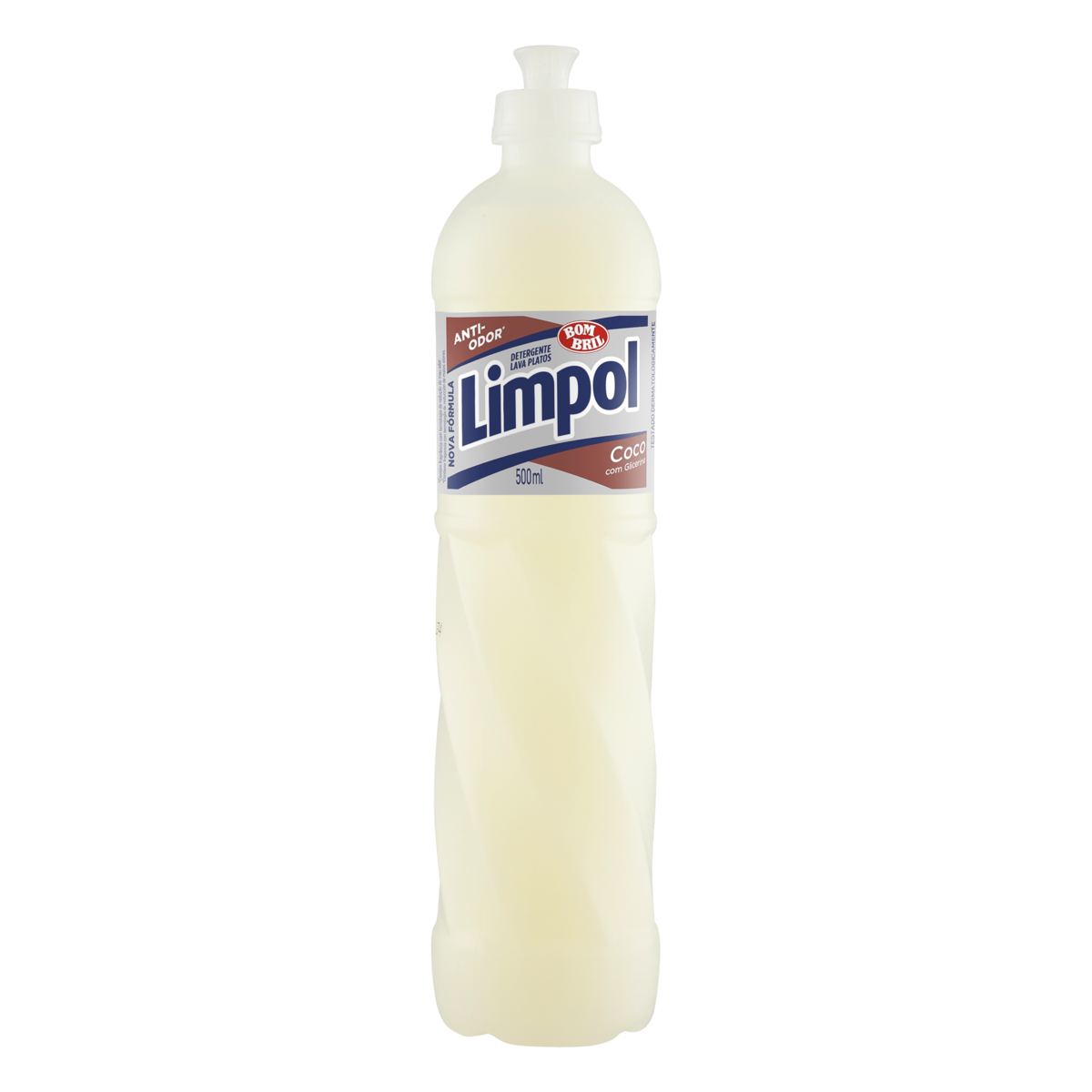 Detergente Líquido Lava Louças LIMPOL Coco 500ml
