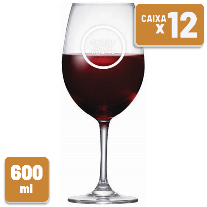 Taça de Vinho Bodega Dante Robino 600ml Caixa c/ 12 un