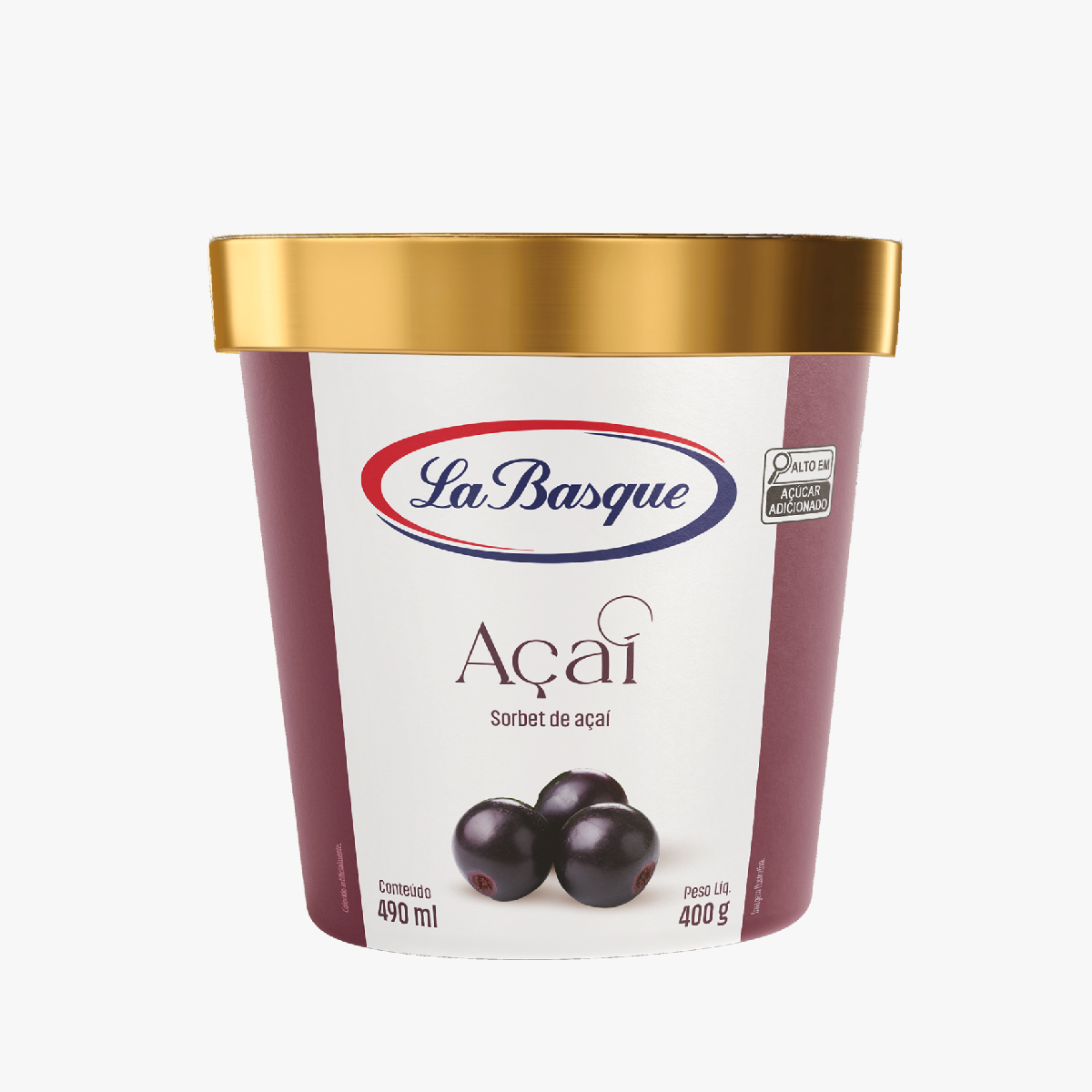 Sorvete Açaí La basque 490Ml