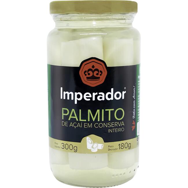 Palmito de Açaí Imperador Inteiro 180g
