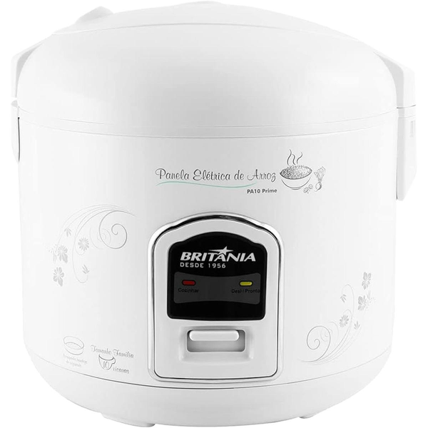 Panela para Arroz Britânia PA10 Prime 127V - Prepara 10 Xícaras de Arroz