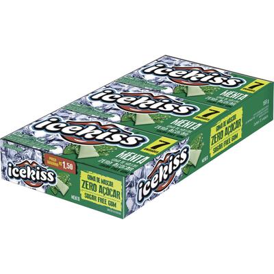 Chiclete Icekiss Menta 12 un