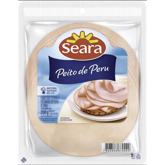Peito de Peru Seara Fatiado 200g