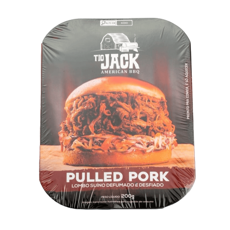 Pulled Pork TIO JACK Defumado e Desfiado 200g