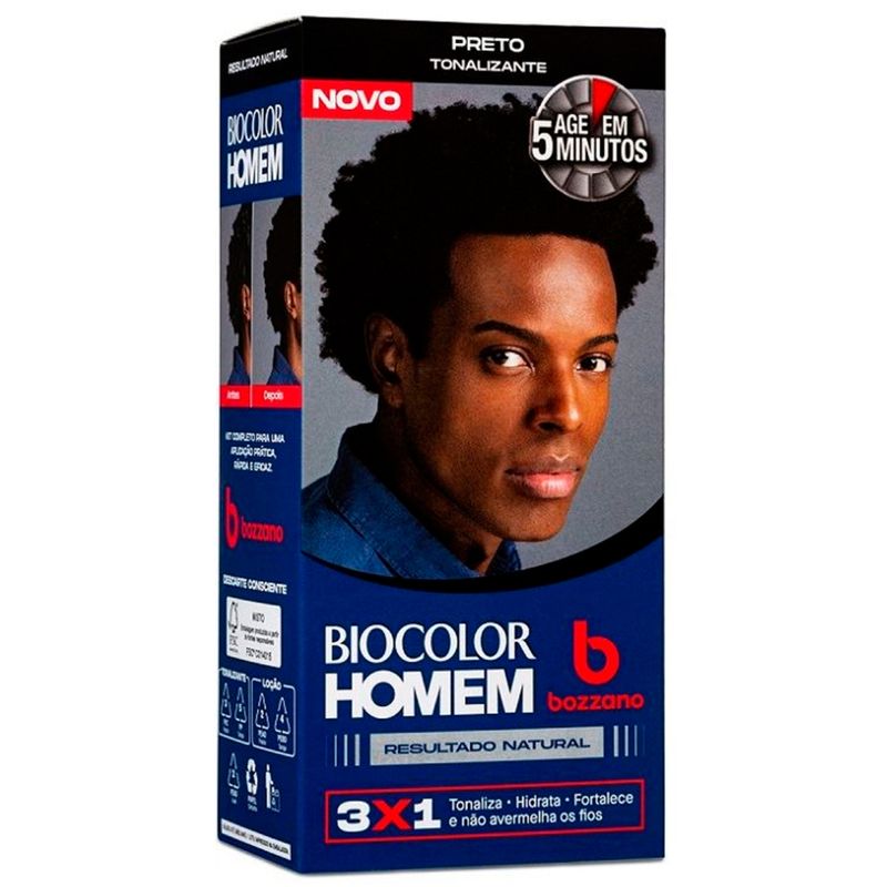 Tonalizante BIOCOLOR Homem Preto