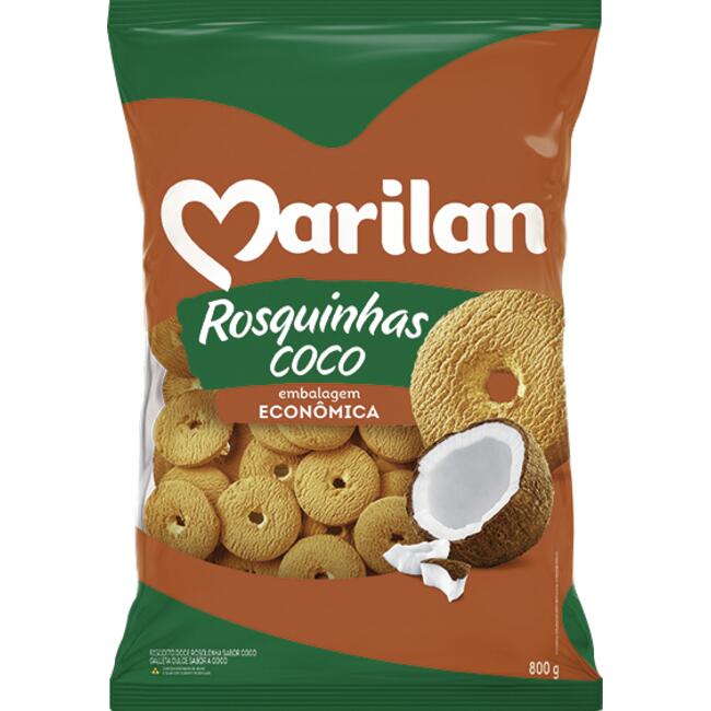 Biscoito Rosquinha Marilan Coco 800g