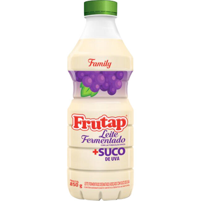 Leite Fermentado Frutap Family Uva 850g