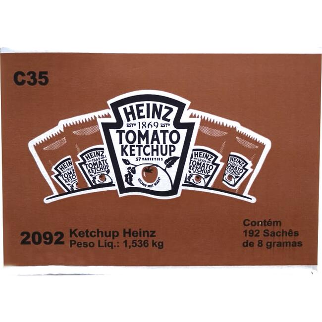 Ketchup Heinz Minissachê 192x8g