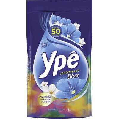 Amaciante de Roupas Ypê Azul Concentrado 1L