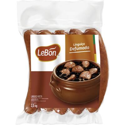 Linguiça Calabresa Lebon Resfriada Defumada 2,5kg