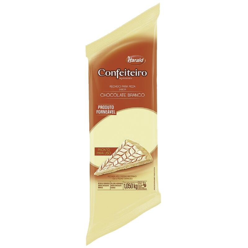 Cobertura Forneável para Pizza Harald Branco 1,050kg