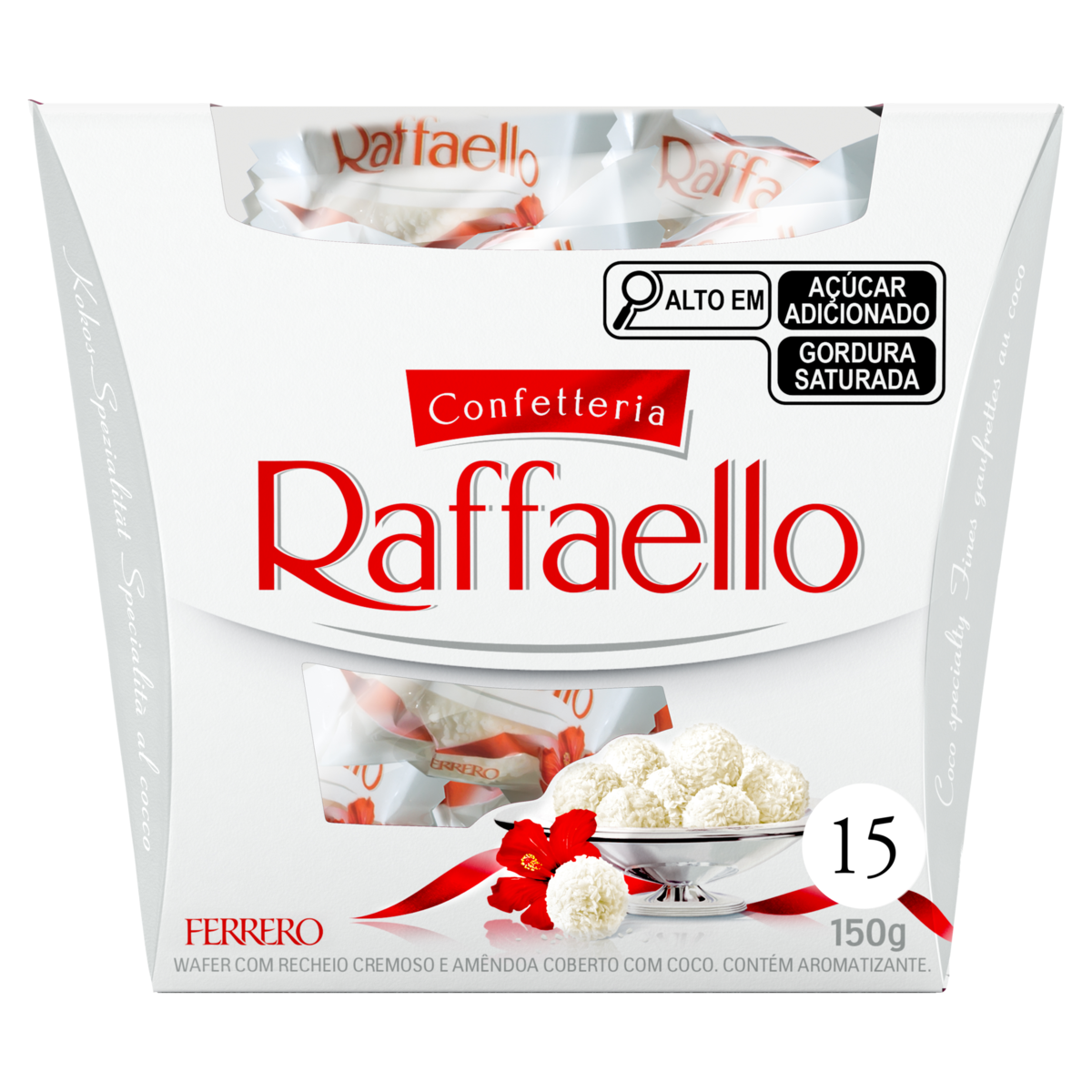 Bombom Wafer Raffaello Caixa 150g 15 Unidades