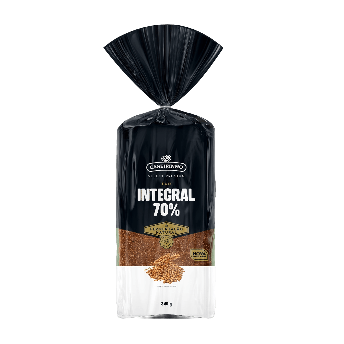 Pão CASEIRINHO Select Premium Integral 70% 340g