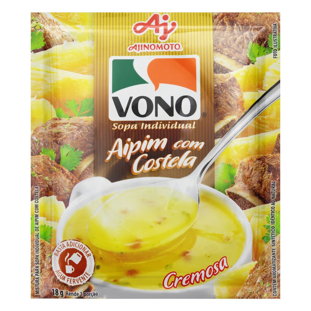 Sopa Vono Aipim com Costela 18g