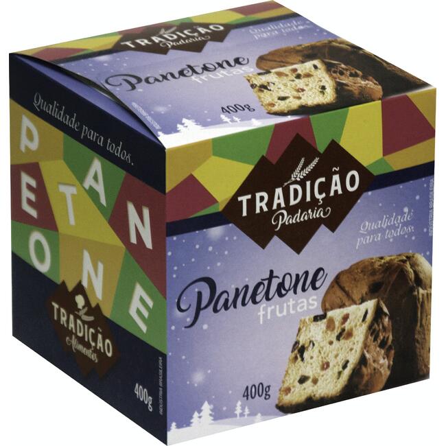 Panetone Tradição Frutas 400g