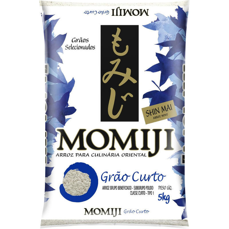 Arroz Japonês Momiji Grão Curto Tipo 1 5kg